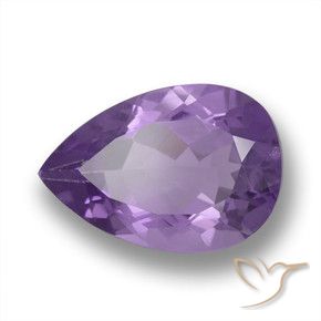 9,17 ctw natürlicher tiefviolett Amethyst, Birnenform, VVS