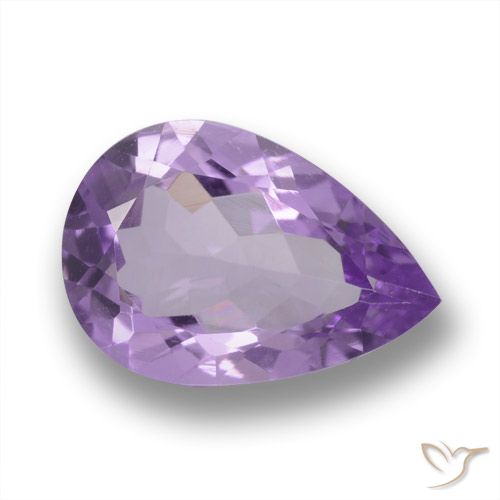 3.48ct Natürlicher Mittelviolett Amethyst, Birnenform, VVS