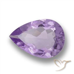 9,17 ctw natürlicher Mittelviolett Amethyst, Birnenform, VVS
