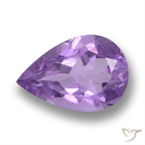 3.54ct Natürlicher tiefviolett Amethyst, Birnenform, VVS