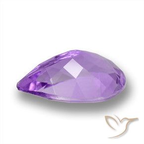 9,17 ctw natürlicher tiefviolett Amethyst, Birnenform, VVS