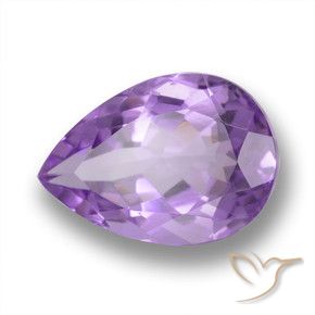 9,17 ctw natürlicher tiefviolett Amethyst, Birnenform, VVS