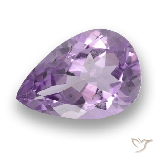 3.28ct Natürlicher Iris Violett Amethyst, Birnenform, VS