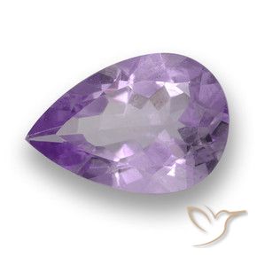9,17 ctw natürlicher Mittelviolett Amethyst, Birnenform, VS