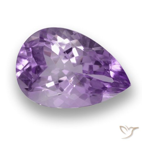 3.46ct Natürlicher tiefviolett Amethyst, Birnenform, VVS-VS