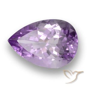 9,17 ctw natürlicher tiefviolett Amethyst, Birnenform, VVS-VS