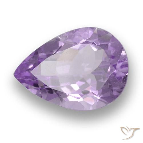 9,17 ctw natürlicher Mittelviolettes Rosa Amethyst, Birnenform, VS