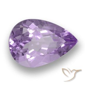 9,17 ctw natürlicher Mittelviolettes Rosa Amethyst, Birnenform, VVS