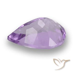 9,17 ctw natürlicher Mittelviolettes Rosa Amethyst, Birnenform, VVS