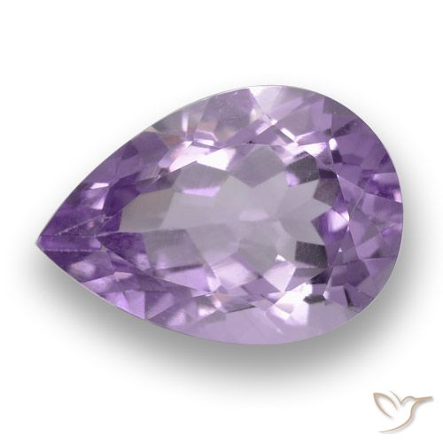 3.70ct Natürlicher Mittelviolettes Rosa Amethyst, Birnenform, VS