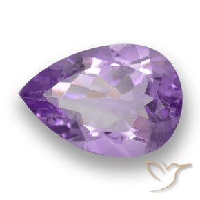 9,17 ctw natürlicher Mittelviolett Amethyst, Birnenform, VS