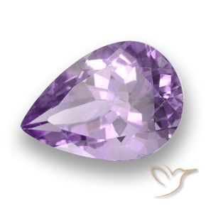 9,17 ctw natürlicher Mittelviolett Amethyst, Birnenform, VS