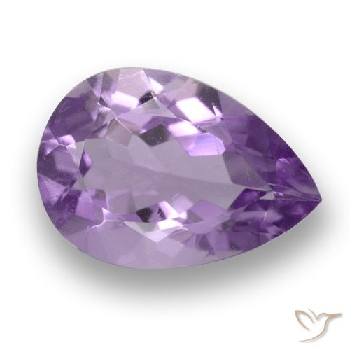 3.12ct Natürlicher tiefviolett Amethyst, Birnenform, VS