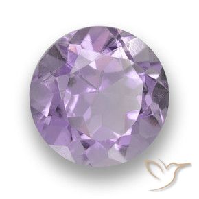 9,17 ctw natürlicher Mittel-helles Violett Amethyst, Runden, VVS-VS