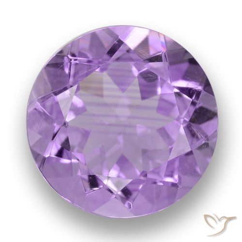 3.41ct Natürlicher Mittelviolett Amethyst, Runden, VVS