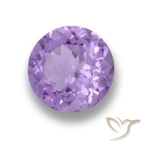9,17 ctw natürlicher Mittelviolett Amethyst, Runden, VVS