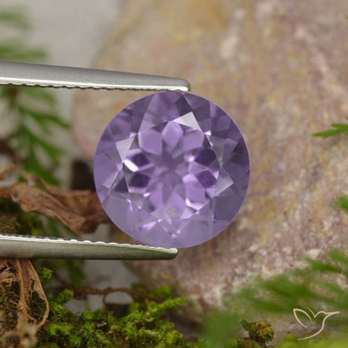 3.46ct Natürlicher Mittelviolett Amethyst, Runden, VVS