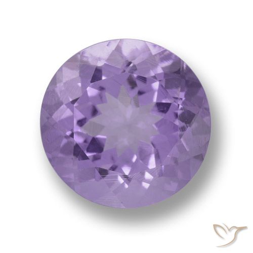 3.20ct Natürlicher Mittelviolett Amethyst, Runden, VVS