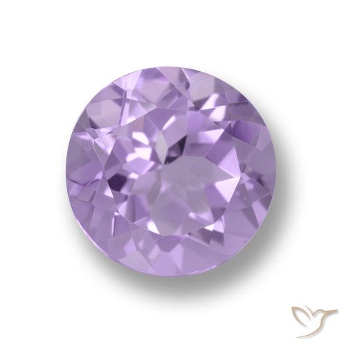 2.40ct Natürlicher Mittel-helles Violett Amethyst, Runden, VVS