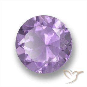 9,17 ctw natürlicher Mittel-helles Violett Amethyst, Runden, VVS