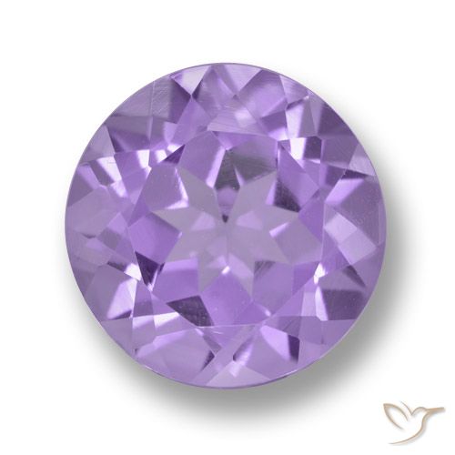 3.36ct Natürlicher Mittelviolett Amethyst, Runden, VVS