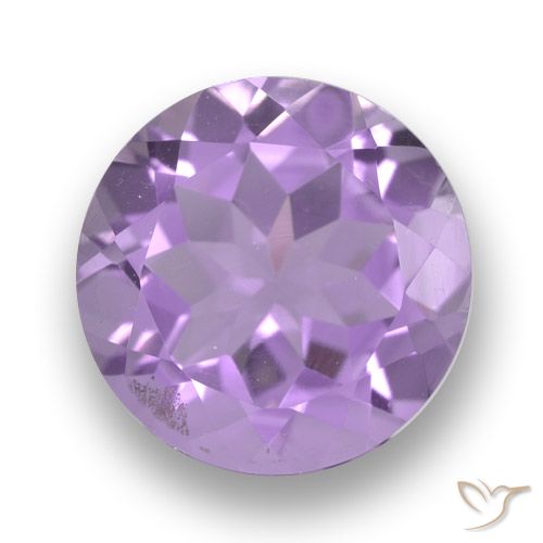 3.24ct Natürlicher Mittelviolett Amethyst, Runden, VVS