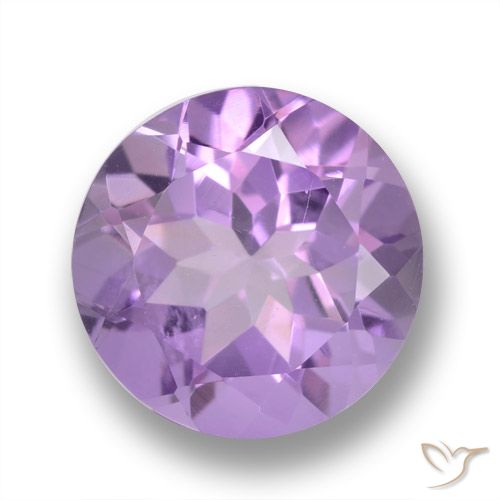 3.21ct Natürlicher Mittelviolett Amethyst, Runden, VVS