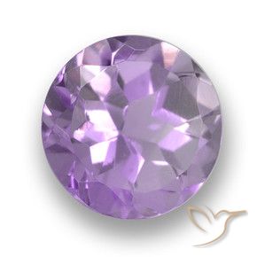 9,17 ctw natürlicher Mittel-helles Violett Amethyst, Runden, VVS-VS