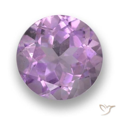 2.63ct Natürlicher Rosaig-violett Amethyst, Runden, VS