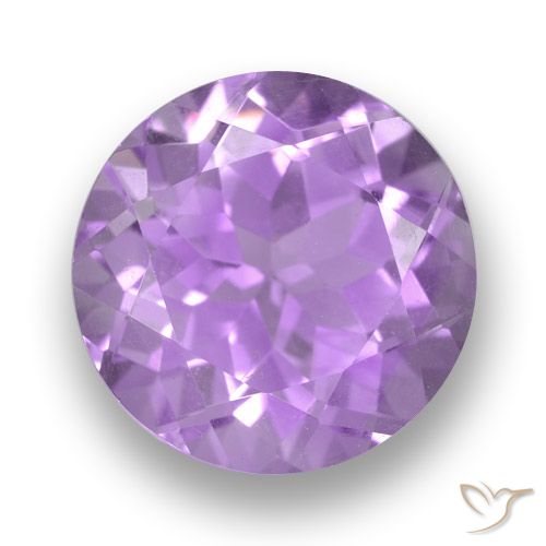 3.71ct Natürlicher Lilaisch-violett Amethyst, Runden, VS