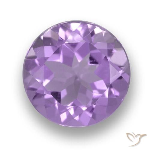 2.31ct Natürlicher Mittelviolett Amethyst, Runden, VVS