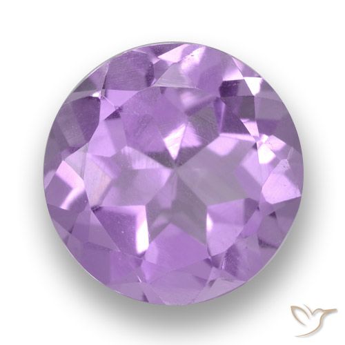2.63ct Natürlicher Helles rosa Violett Amethyst, Runden, VVS
