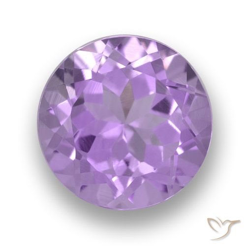 3.64ct Natürlicher Rosaig-violett Amethyst, Runden, VVS