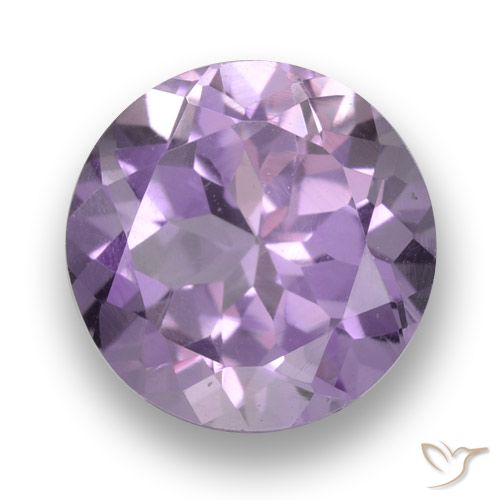 2.54ct Natürlicher Mittelviolettes Rosa Amethyst, Runden, VVS