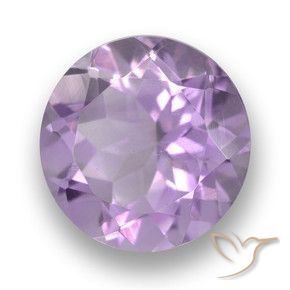 9,17 ctw natürlicher hellviolett Amethyst, Runden, VVS