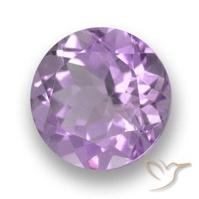 9,17 ctw natürlicher Rosaig-violett Amethyst, Runden, VVS