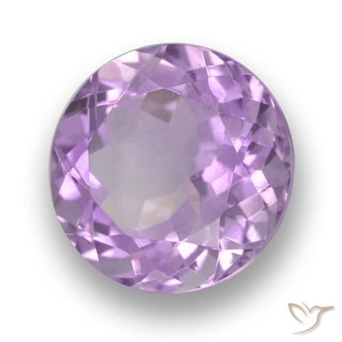 9,17 ctw natürlicher Mittelrosa Violett Amethyst, Runden, VVS