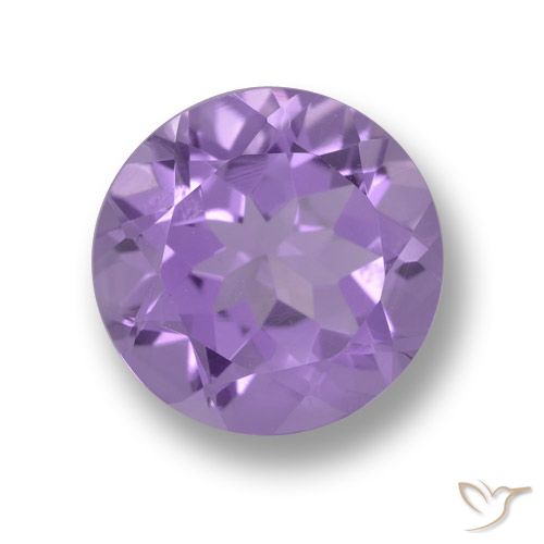 3.35ct Natürlicher Mittelviolett Amethyst, Runden, VVS-VS