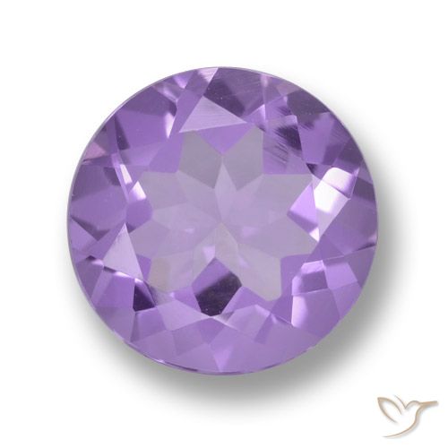 2.21ct Natürlicher Mittelviolett Amethyst, Runden, VVS