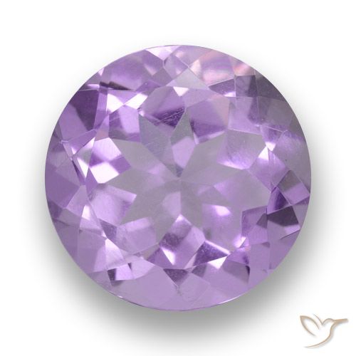 3.71ct Natürlicher Mittelviolettes Rosa Amethyst, Runden, VVS-VS