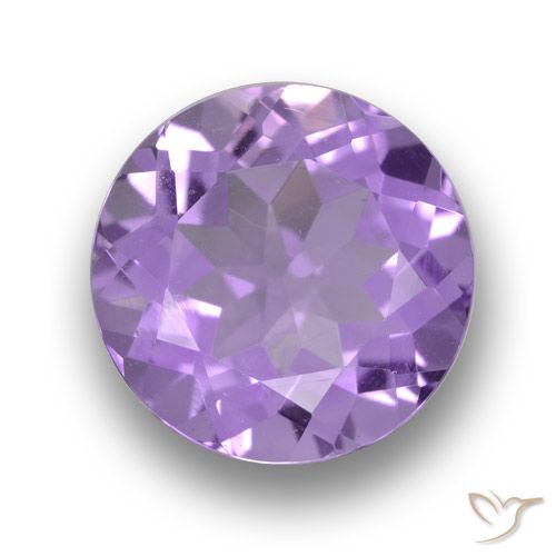 4.12ct Natürlicher Mittelviolett Amethyst, Runden, VVS-VS