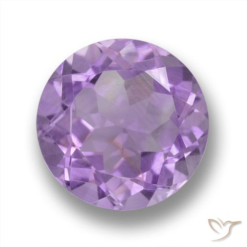 4.41ct Natürlicher Mittelviolett Amethyst, Runden, VVS-VS