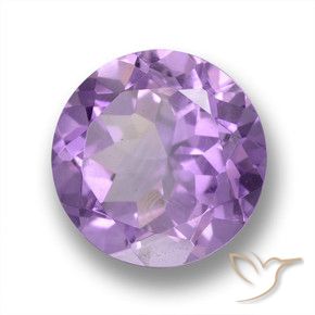 9,17 ctw natürlicher Mittelviolett Amethyst, Runden, VVS-VS