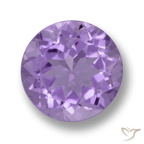 4.10ct Natürlicher Mittelviolett Amethyst, Runden, VVS-VS