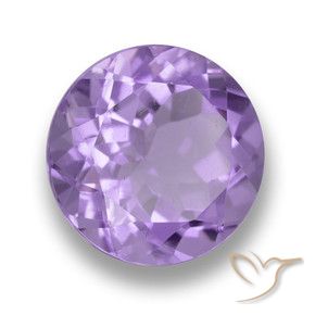 9,17 ctw natürlicher Mittelviolett Amethyst, Runden, VVS-VS