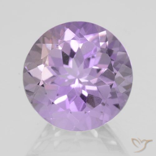 4.38ct Natürlicher Mittelviolett Amethyst, Runden, VVS-VS