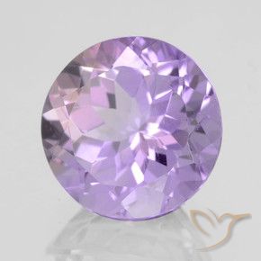9,17 ctw natürlicher Mittelviolett Amethyst, Runden, VVS-VS