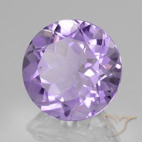 9,17 ctw natürlicher Mittelviolett Amethyst, Runden, VVS-VS