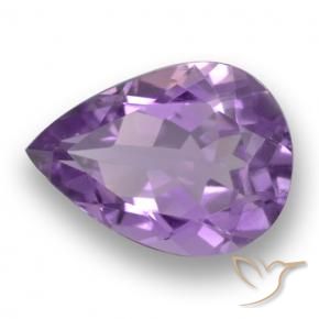 9,17 ctw natürlicher Rosaig-violett Amethyst, Birnenform, VS