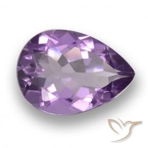 9,17 ctw natürlicher Mittel Violett-Rosa Amethyst, Birnenform, VVS-VS